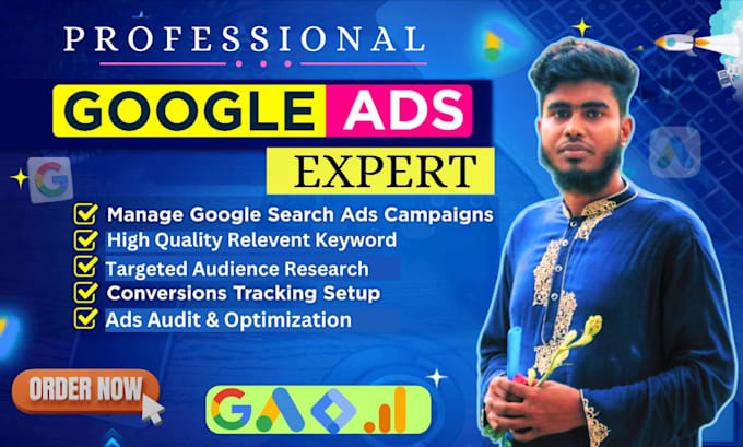 Gig Preview - Set up manage and optimize google ads,adwords ppc campaign,search ads