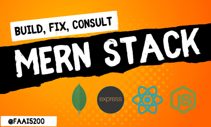 Gig Preview - Create, fix fullstack mern web apps with react, node