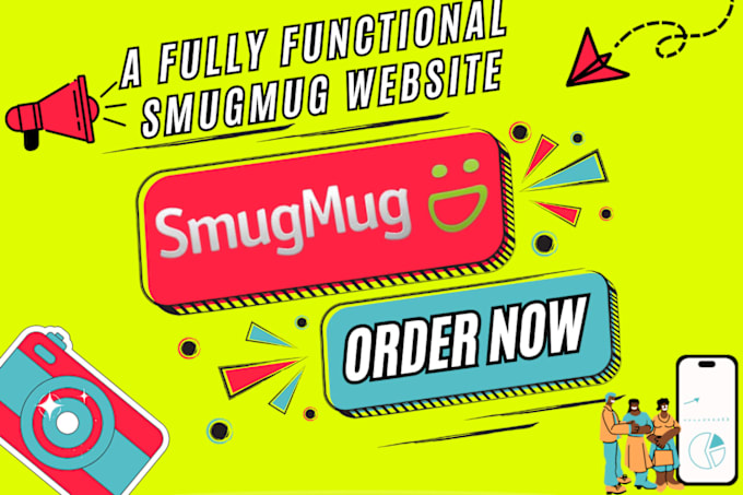 Gig Preview - Fix smugmug website minor issues, create photography website via smugmug