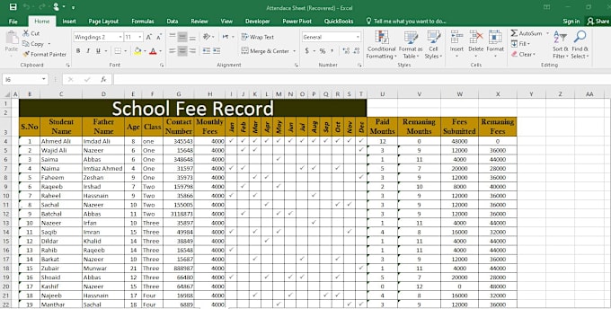 Gig Preview - Create excel templates and dashboards