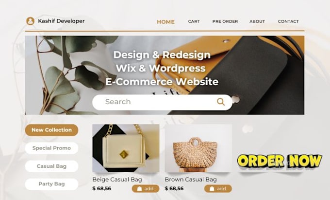 Bestseller - design wix ecommerce website and redesign ur business website with free full SEO