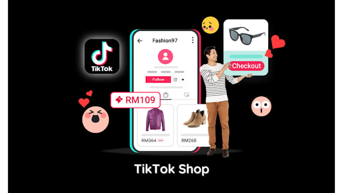 Gig Preview - Setup tiktok shop tik tok shop ads, tiktok shop dropshipping, manage tiktok shop