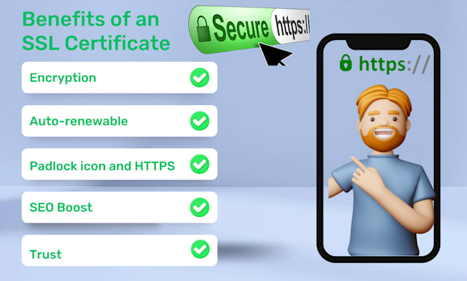 Gig Preview - Install lifetime SSL certificate and fix https errors fast