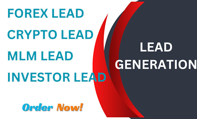 Gig Preview - Provide forex leads, crypto leads, mlm leads, investors leads