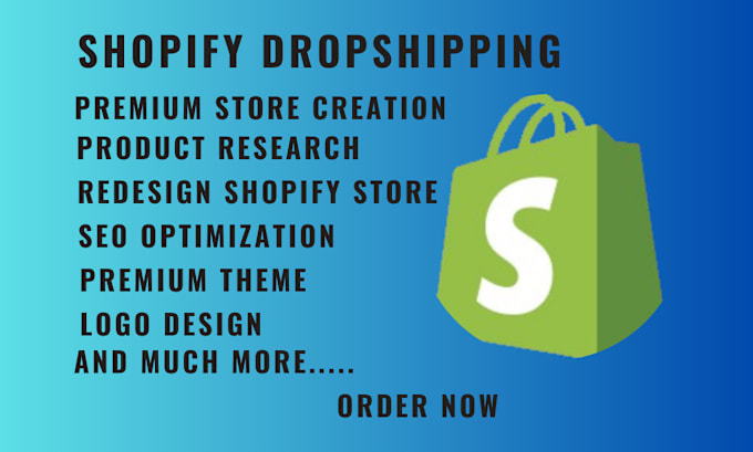 Bestseller - create shopify store, build shopify website design, shopify dropshipping website