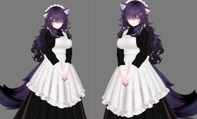 Gig Preview - Do custom 3d model, vrchat avatar, vrc character shaders and textures