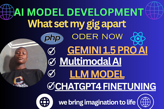 Gig Preview - Do llm model finetuning, chatgpt 4o multimodal gemini pro ai