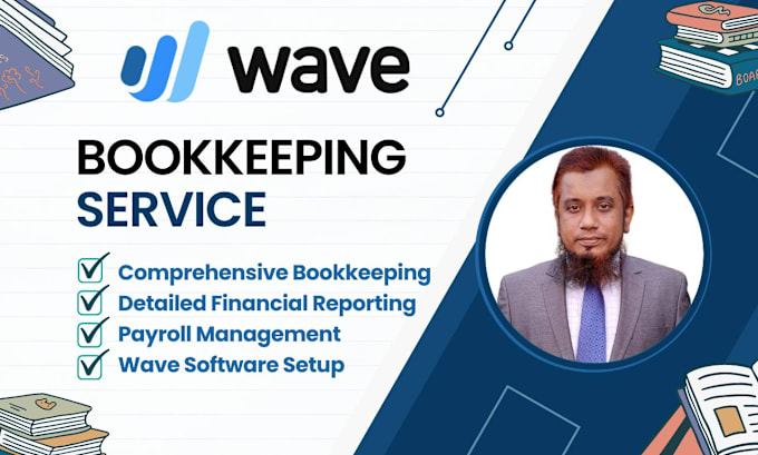 Gig Preview - Do bookkeeping and accounting using wave app