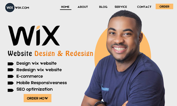 Gig Preview - Wix website redesign wix website design wix website redesign wix studio website