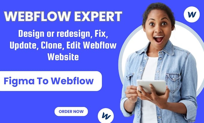 Gig Preview - Fix, update, and troubleshoot webflow website issues