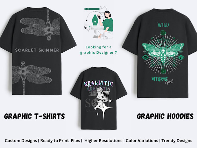 Bestseller - design graphics and prints for t shirts and merchandise