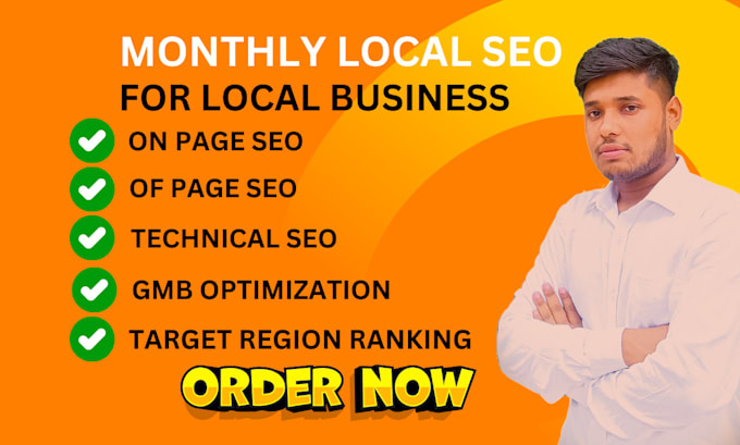 Gig Preview - Do premium monthly local SEO service to boost your website