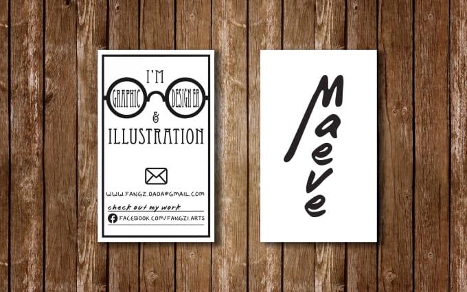 Gig Preview - Create a outstanding illustration business card