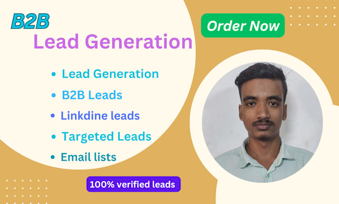 Bestseller - do targeted b2b lead generation and email lead generation