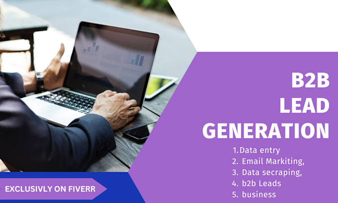 Gig Preview - B2b lead generation, prospect list, linked in, and email list building