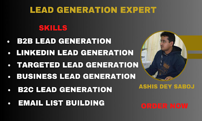 Gig Preview - Lead generation service provide