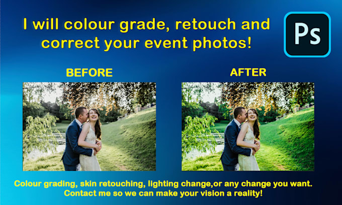 Gig Preview - Do wedding and event photo editing and retouching