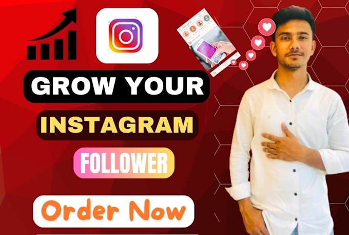 Gig Preview - Super fast organically growth instagram and growth follower