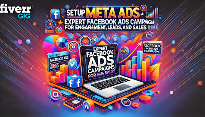 Gig Preview - Setup meta ads, expert facebook ads campaign for engagement, leads, and sales