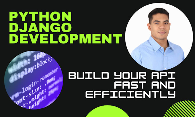 Gig Preview - Be your python django developer and rest