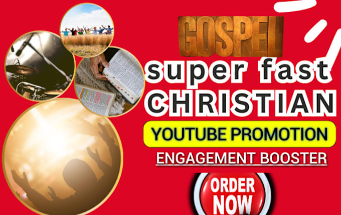 Gig Preview - Blast effective christian youtube promotion for organic USA growth