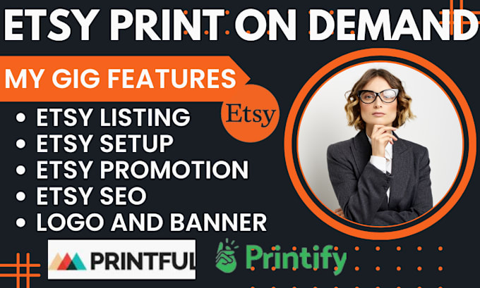 Bestseller - setup etsy print on demand store, etsy print on demand, etsy SEO, etsy