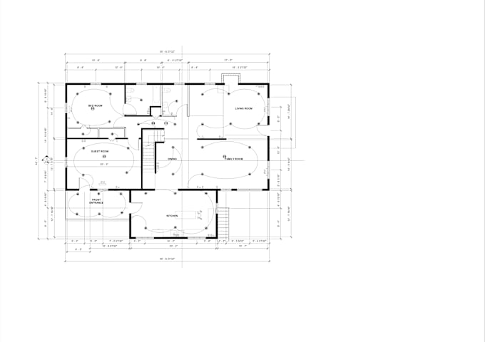 Gig Preview - Design house plan, floor plan, mep plans