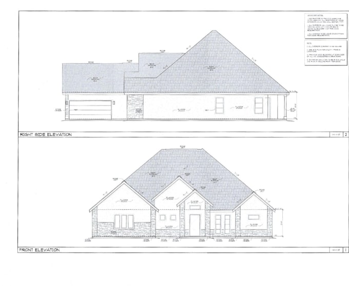 Gig Preview - Draw full architectural drawings and structural drawings for city permit