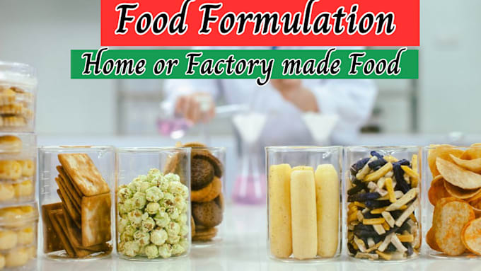 Gig Preview - Do food supplement and energy drink formulation recipes for food and culinary