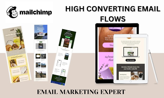 Gig Preview - Activecampaign mailchimp klaviyo getresponse mailgun flodesk mailerlite expert