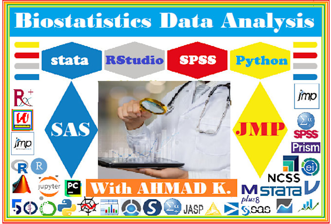 Gig Preview - Do biostatistics data analysis sample size calculation spss stata sas excel  r