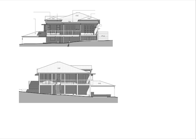 Gig Preview - Draw redraw architectural plans, elevations and sections