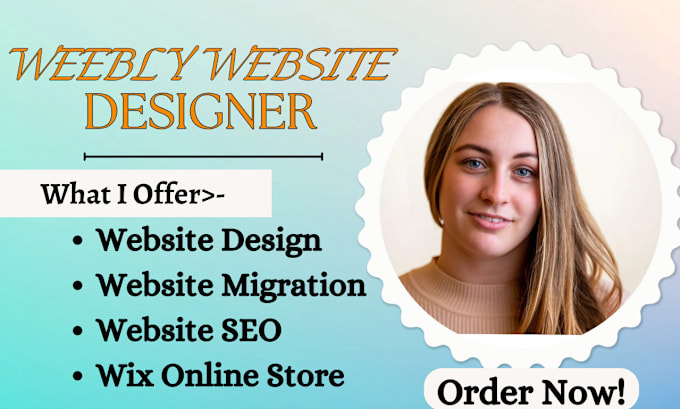 Gig Preview - Design weebly website design or redesign weebly website redesign weebly website