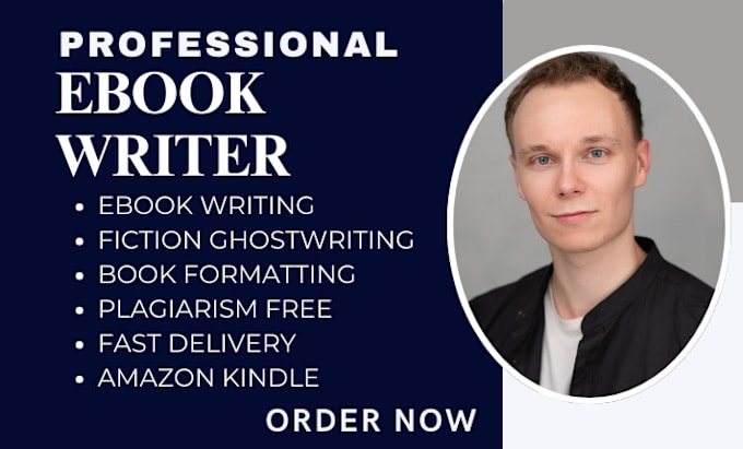 Gig Preview - Be your bestselling ebook writer, ebook ghostwriter, fiction ghostwriter,