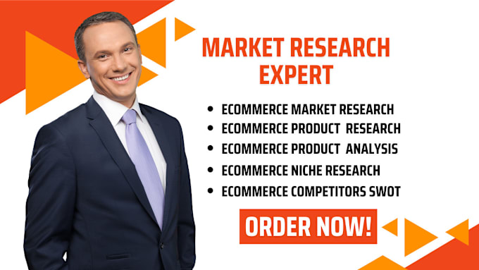 Gig Preview - Ecommerce market research ecommerce market ecommerce product niche research