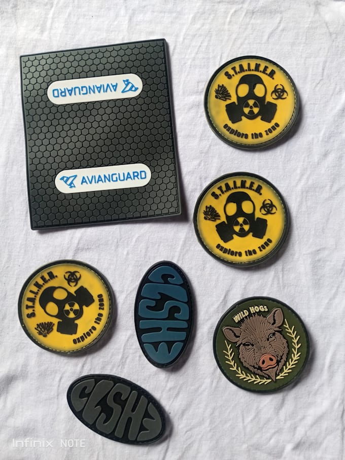 Gig Preview - Make custom patches, pvc patches, rubber patches