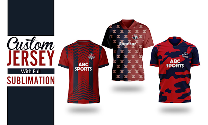 Gig Preview - Do custom sportswear and sublimation jersey design