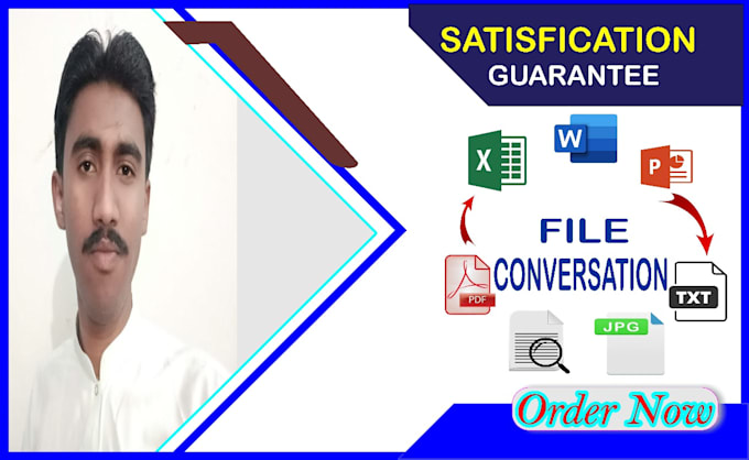 Bestseller - do excel data entry, file conversion of any type, typing