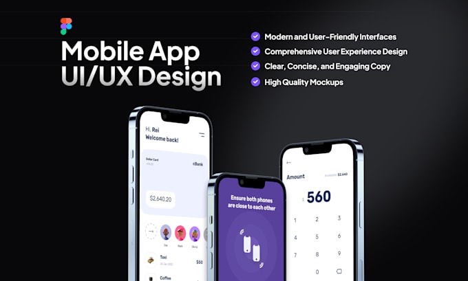 Bestseller - create UI UX mobile app design in figma