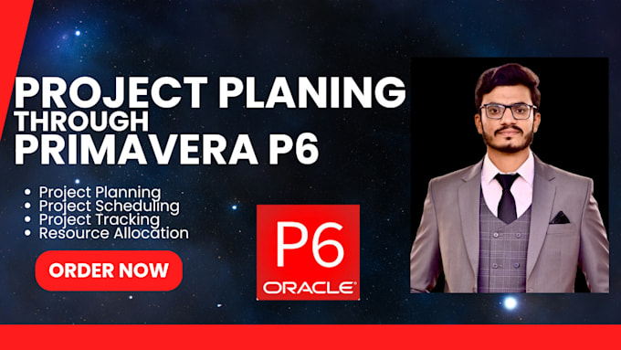 Gig Preview - Do primavera p6 scheduling for engineering projects