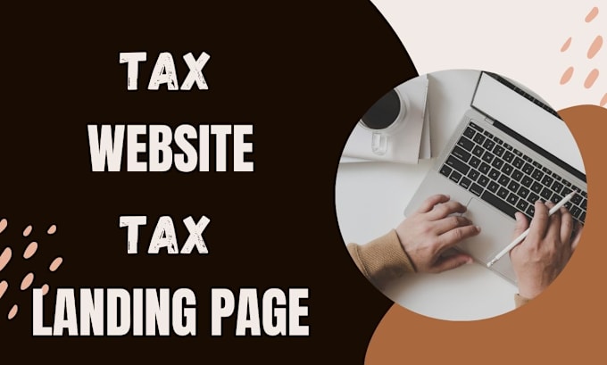 Gig Preview - Design an exquisite income tax website finance website