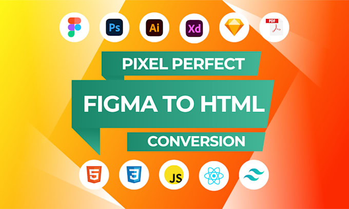 Gig Preview - Convert figma to HTML, xd to html, ai to HTML, psd to HTML, tailwind conversion