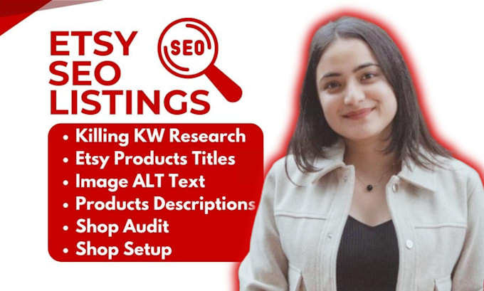 Gig Preview - Do SEO for etsy shop to rank etsy listings on top page and boost sales