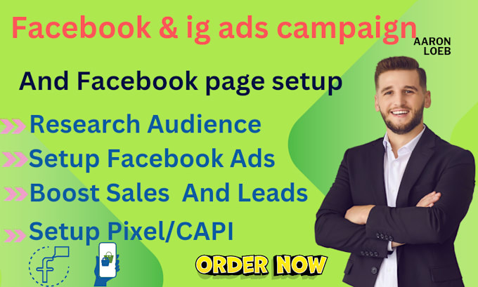 Gig Preview - Run facebook and instagram ads campaign,shopify ads