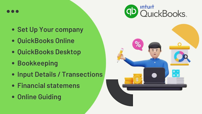 Bestseller - create your quickbooks online and desktop account and setup a to z