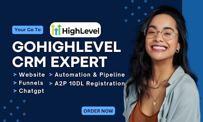 Gig Preview - Be your gohighlevel expert gohighlevel a2p website gohighlevel automation ai