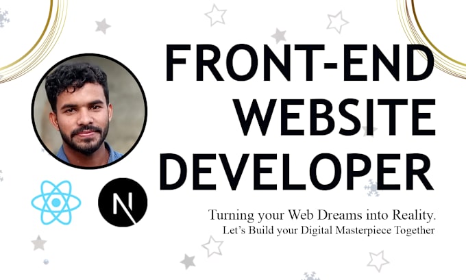 Gig Preview - Build your front end website with reactjs nextjs