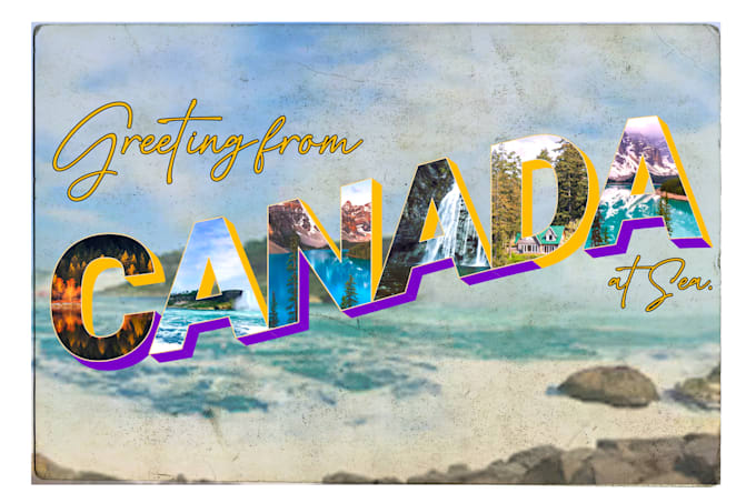 Gig Preview - Design a creative vintage retro style postcard greeting card