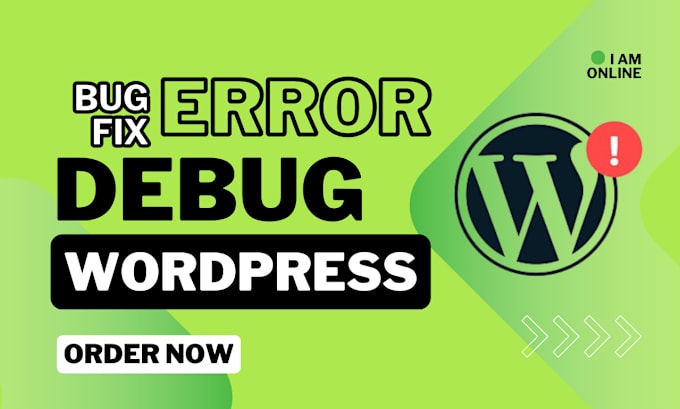 Gig Preview - Debug wordpress, fix wp errors, woocommerce bugs or elementor bugs right now