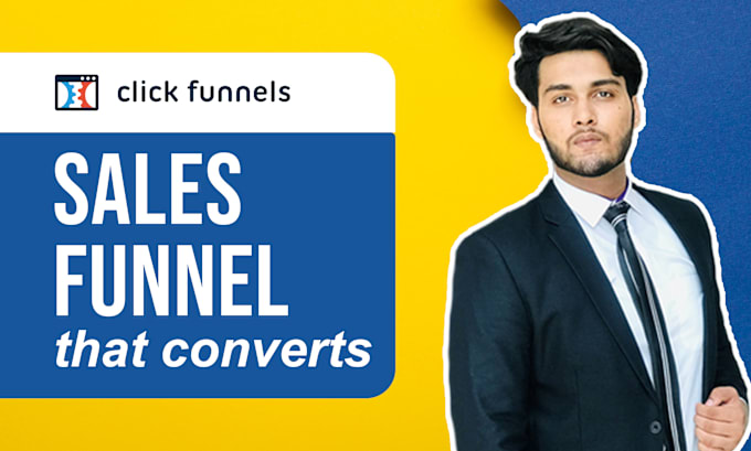 Gig Preview - Be your click funnel expert for clickfunnels sales funnel